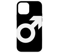 male gender symbol black white masculinity men masculine Case for iPhone 12 mini