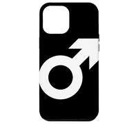 male gender symbol black white masculinity men masculine Case for iPhone 12 Pro Max
