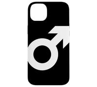 male gender symbol black white masculinity men masculine Case for iPhone 14 Plus