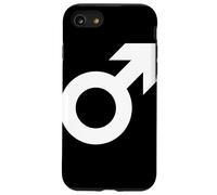 male gender symbol black white masculinity men masculine Case for iPhone SE (2020) / 7/8