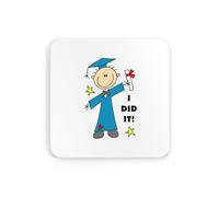 Male graduation coaster, graduate, celebrate, uni, university