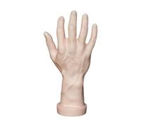 Male Hand Model Halloween Fake Hand,Simulation Display Props,Jokes Toy,Halloween Decoration for Halloween Nails Practise, right Hand, skin
