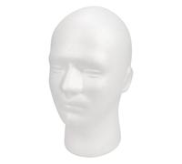 Male Head Model Foam,Cosmetics Model Head Wig Display | Mannequin Display Hairpieces Stand Holder, Hat Display Mold, Foam Wig Head Display Stand for Wigs