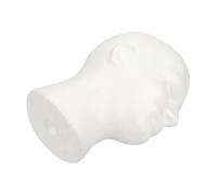 Male Head Model Form - Foam Mannequin Display Hairpiece Holder Stand for Wig Styling | Reusable Practice Head Display for Hats, Helmets, Eyeglasses, Salons, Shops, Crafts, Cosmetics