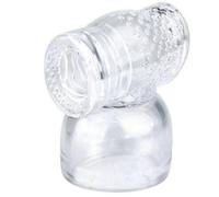 Male Masturbation Wand Attachment Ribbed Male Masturbator Wand Attachment for Full Size Massager Wands Sex Toy