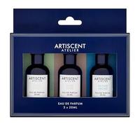 Male Men Artiscent Gift Set Cedar Blanc, Musk Doré Eau de Parfum, Vetiver Arome 3 x 20ml Eau de Parfum - FATHER'S DAY GIFT