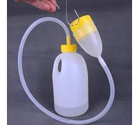 Male Men's Travel Bed Urinal Pee Bottle, 0.9M Re-Useable Hose Urine Collector, 1700ML Capacity - Portable Urinal for Men's Travel and Bedridden Individuals
