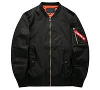Male Military Tactical Army Bomber Jacket Baseball Varsity College Awaterproof Coat Black 7xl
