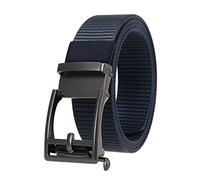 Male Nylon Braided Belt Men's Alloy Buckle Belts 3.5 cm Width for Men Nylon Braided Belt Pants Accessories, 115cm