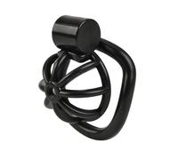 Male Penis Chastity Cage Set Small Bird Chastity Cage 5 Cock Rings with Urethral Sound Plug Penis Bondage Slave Man Sex Toy Black One Size