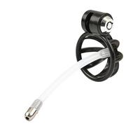 Male Penis Chastity Cage Set Small Bird Chastity Cage 5 Cock Rings with Urethral Sound Plug Penis Bondage Slave Man Sex Toy Black Soft Tube One Size