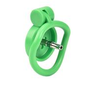 Male Penis Chastity Cage Set Small Bird Chastity Cage Belt with 5 Size Padlock Cock Ring Penis Lock Bondage Slave Man Sex Toy Green Style 1 One Size