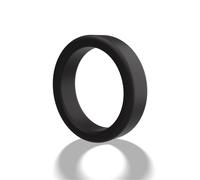 Male Penis Cock Rings Lock Delay Ejaculation Scrotal Ball Stretcher Chastity Silicone Cockring Hombre Cock Cage Adult Toys for Men Black_Clear36Mm 3 Pc
