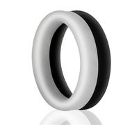 Male Penis Cock Rings Lock Delay Ejaculation Scrotal Ball Stretcher Chastity Silicone Cockring Hombre Cock Cage Adult Toys for Men Black Luminous_Clear36Mm 3 Pc