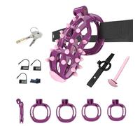 Male Penis Restraint Exercise Comfortable Chastity Device A226-uk (XXL)