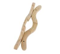 Male Penis Ring BDSM Bondage Gear Ball Scrotum Stretcher Ankle Cuffs Lock Slave Training Sex Toys for Men Humbler CBT Cockring(Wood)