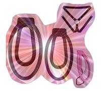 Male Portable Protection Fufu Clips with Adjustable Belt, 2 Different Sizes Protection Cage Accessories for Men -UKHA39 (B:Black)