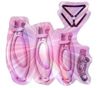 Male Portable Protection Fufu Clips with Adjustable Waist Belt, 3 Different Sizes Protection Cage Accessories for Men -UKHA26 (Pink-Other Style is Faster)