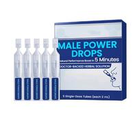 Male Power Drops - 2025 Upgrade, Male Liquid Drops,Delay Drop,Secret Drop for Strong Men, Increases Stamina and Size - Improves Energy, Drive, and Power,Fast-Acting Results (1)