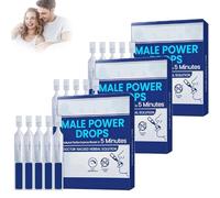 Male Power Drops - 2025 Upgrade, Secret Drops for Strong Men, Instant Energy & Stamina Support, Fast-Acting Results (3pcs)