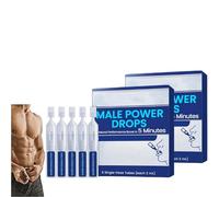 Male Power Drops, Delay Drop for Long Last Men, Instant Energy & Stamina Support, Fast-Acting Results (2pcs)