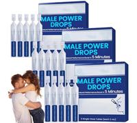 Male Power Drops, Delay Drop for Long Last Men, Instant Energy & Stamina Support, Fast-Acting Results (3pcs)