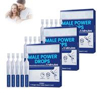 Male Power Drops, Male Liquid Drops, Secret D/rops for Strong Men, Fast-Acting Results, Lmprove Vitality (3 Pcs)