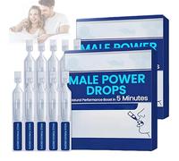 Male Power Drops, Secret Drops for Strong Men, Enhancing Sensitivity and Pleasure, Long & Fast-Acting Results, Improve Emotional Communication (2PCS)