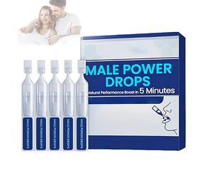 Male Power Drops, Secret Drops for Strong Men, Enhancing Sensitivity and Pleasure, Long & Fast-Acting Results, Improve Emotional Communication (1pcs)