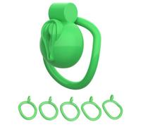 Male Restraint Training Cage Protective Cage Comfortable Sports Restraint Brace A158-uk (Green)