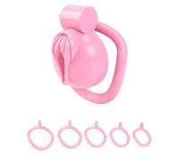 Male Restraint Training Cage Protective Cage Comfortable Sports Restraint Brace A158-uk (Pink)