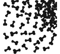 Male Sign Double-sided Confetti Black Glitter, Fiesta Theme,Carnival theme Bachelorette Party Table Decorations Confetti, 120pcs