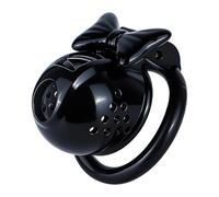 Male Sissy Bow Chastity Device Cock Cage - ABS Chastity Cage for Man Penis Exercise Bondage Gear Lightweight Penis Cage Adult Sex Toy with 4 Rings & Invisible Lock