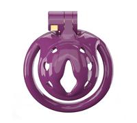 Male Small Chastity Device Cock Cage Lightweight Plastic Chastity Cage for Sissy Man Penis Exercise Bondage Gear & Accessories Adult Sex Toy with 5 Sizes Adjustable Rings & Invisible Lock
