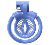 Male Small Chastity Device Cock Cage Lightweight Plastic Chastity Cage for Sissy Man Penis Exercise Bondage Gear & Accessories Adult Sex Toy with 5 Sizes Adjustable Rings & Invisible Lock