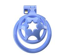 Male Small Chastity Device Cock Cage Lightweight Plastic Chastity Cage for Sissy Man Penis Exercise Bondage Gear & Accessories Adult Sex Toy with 5 Sizes Adjustable Rings & Invisible Lock