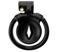 Male Small Chastity Device Cock Cage Lightweight Plastic Chastity Cage for Sissy Man Penis Exercise Bondage Gear & Accessories Adult Sex Toy with 5 Sizes Adjustable Rings & Invisible Lock