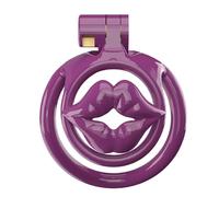 Male Small Chastity Device Cock Cage Lightweight Plastic Chastity Cage for Sissy Man Penis Exercise Bondage Gear & Accessories Adult Sex Toy with 5 Sizes Adjustable Rings & Invisible Lock