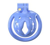 Male Small Chastity Device Cock Cage Lightweight Plastic Chastity Cage for Sissy Man Penis Exercise Bondage Gear & Accessories Adult Sex Toy with 5 Sizes Adjustable Rings & Invisible Lock