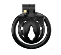 Male Small Chastity Device Cock Cage Lightweight Plastic Chastity Cage for Sissy Man Penis Exercise Bondage Gear & Accessories Adult Sex Toy with 5 Sizes Adjustable Rings & Invisible Lock
