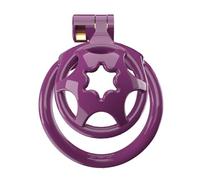 Male Small Chastity Device Cock Cage Lightweight Plastic Chastity Cage for Sissy Man Penis Exercise Bondage Gear & Accessories Adult Sex Toy with 5 Sizes Adjustable Rings & Invisible Lock