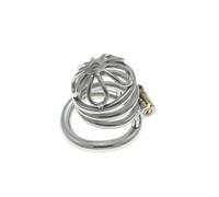 Male Small Chastity Sex Toy Hollow Sissy Cock Cage with Invisible Lock Chastity Device for Beginners Penis Training Couple BDSM Adult Sex Toy for Male