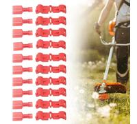 Male Spade and Quick Splice Terminal Pair for Robot Lawn Mower Boundary Wire Extension and Docking Station Connection Tasks (Red)