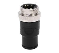 Male Terminator Connector, 7 / 8in Thread, 5 Pin, IP67 Waterproof for NMEA 2000 - Durable ABS Material, High Reliability, Ideal for Rail Transit and Marine Applications