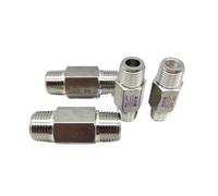 Male Thread Check Valve ZG 1/4" 1/2" inch Stainless Steel 304 Acid-Proof Pneumatic Hydraulic one-Way Single Check Valve(3/8")