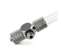 Male Thread M3 M4 M5 M6 -Air Tube OD 3mm 4mm 6mm Pneumatic Pipe Connector Screw Through Quick Traight/Elbow Fitting 5Pcs(4-M4,WX-KPL)