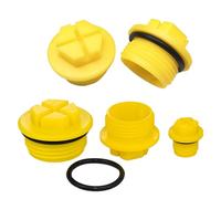 Male Thread Plug Pipe Plugs for Sealing Test Ports Drain Holes on Water Pumps Hydraulic Systems and Air Compressors 10 Pieces M10x1