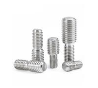 Male Thread Reducing Bolt,5pcs 304 Stainless Steel Double-ended Headless Screw Converter Bolt Camera Adapter M4-M16 Reducing Conversion Screws(M16x25mm to M20x25mm)(M5x15mm to M8x15mm)