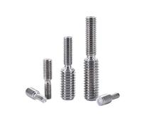 Male Thread Reducing Bolt,M3 M4 M5 M6 M8 M10 M12 M14 M16 Stainless Steel Reducing Conversion Screw Double-Ended Headless Screws Bolt Camera Adapter(M4x10M10x10 5Pcs)(M4x10M6x10 10Pcs)