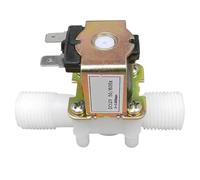 Male Thread Solenoid Valve AC 220V Water Control Controller Switch Normally Closed Open(3/4",12V_Normally Closed)